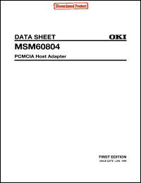 Click here to download MSM60804GS-K4 Datasheet