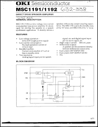 Click here to download MSC1192 Datasheet