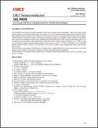 Click here to download ML9058 Datasheet