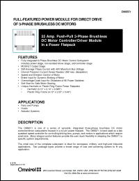 Click here to download OM9371 Datasheet