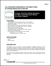 Click here to download OM9375 Datasheet