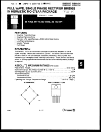 Click here to download OM9025SC Datasheet