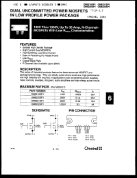 Click here to download OM6220SP1 Datasheet