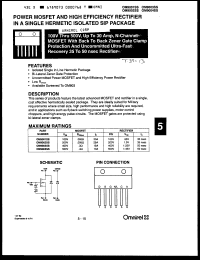 Click here to download OM9002SS Datasheet