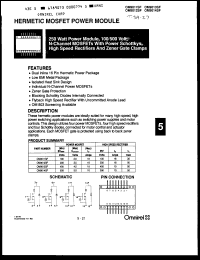 Click here to download OM9013SF Datasheet