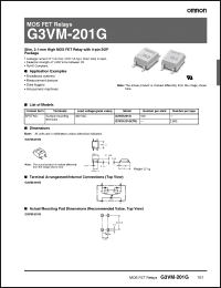 Click here to download G3VM-201G Datasheet