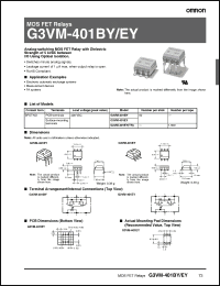 Click here to download G3VM-401EY Datasheet
