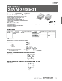 Click here to download G3VM-353G1 Datasheet