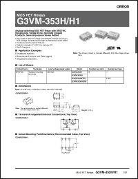 Click here to download G3VM-353H1 Datasheet