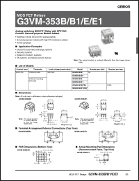 Click here to download G3VM-353E1 Datasheet