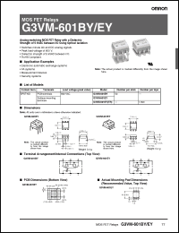 Click here to download G3VM-601EY Datasheet