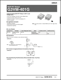 Click here to download G3VM-401G Datasheet