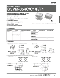 Click here to download G3VM-354F1TR Datasheet