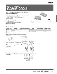 Click here to download G3VM-202J1 Datasheet