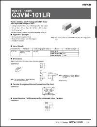 Click here to download G3VM-101LRTR05 Datasheet