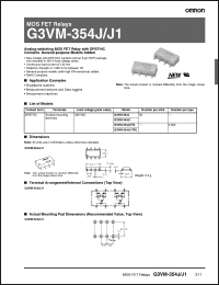 Click here to download G3VM-354J1TR Datasheet