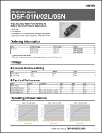 Click here to download D6F-01N2-000 Datasheet