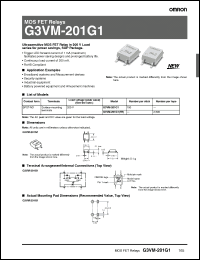 Click here to download G3VM-201G1TR Datasheet