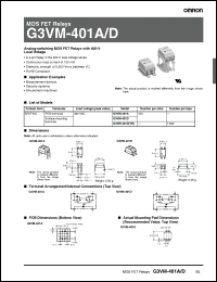 Click here to download G3VM-401DTR Datasheet