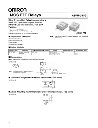 Click here to download G3VM-351G Datasheet