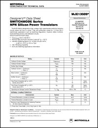 Click here to download MJE13009 Datasheet