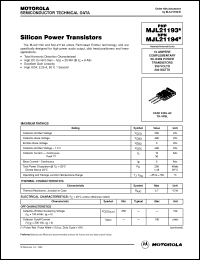 Click here to download MJL21194 Datasheet