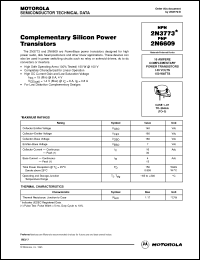 Click here to download 2N3773 Datasheet