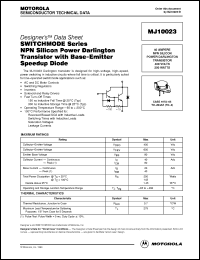 Click here to download MJ10023 Datasheet