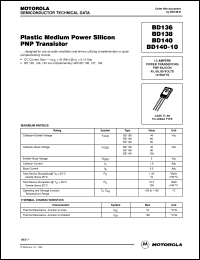 Click here to download BD136 Datasheet