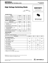 Click here to download BAS19LT1 Datasheet