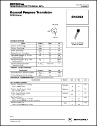 Click here to download 2N4264 Datasheet