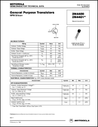 Click here to download 2N4401ZL1 Datasheet