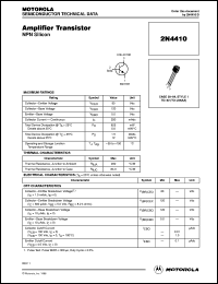 Click here to download 2N4410 Datasheet