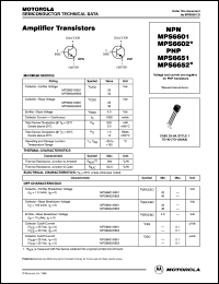 Click here to download MPS6601 Datasheet