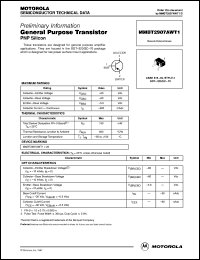 Click here to download MMBT2907AWT1 Datasheet