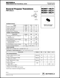 Click here to download BC807-40LT3 Datasheet