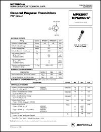 Click here to download MPS2907AZL1 Datasheet