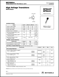 Click here to download MPSA42 Datasheet
