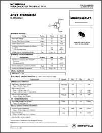 Click here to download MMBF5484LT1 Datasheet