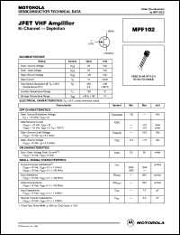 Click here to download MPF102 Datasheet