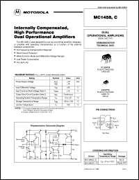 Click here to download MC1458D Datasheet