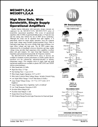 Click here to download MC33071AD Datasheet