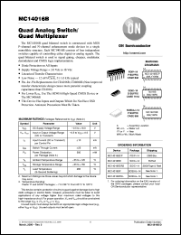Click here to download MC14016BFEL Datasheet