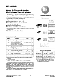 Click here to download MC14551 Datasheet