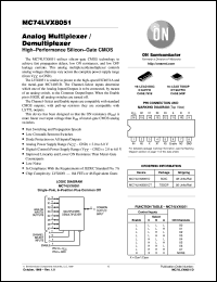 Click here to download MC74LVX8051DTR2 Datasheet