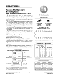 Click here to download MC74LVX8053DTR2 Datasheet