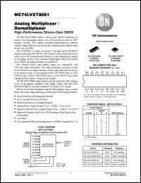 Click here to download MC74LVXT8051DT Datasheet