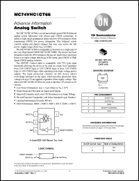 Click here to download MC74VHC1GT66 Datasheet