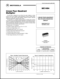 Click here to download MC1494P Datasheet