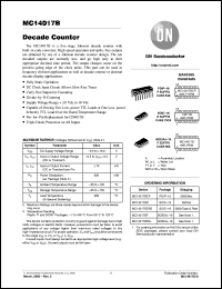 Click here to download MC14017BDR2 Datasheet
